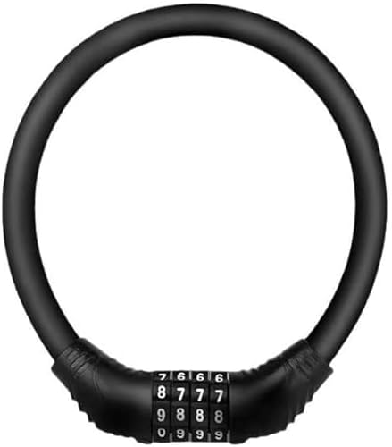 Nozuma 自転車ワイヤーロック 4 桁ダイヤル暗証式 断面直径約 1cm・長さ 40cm 亜鉛合金製防水防錆 鍵不要持ち運び便利 自転車専用丈夫なケーブルロック