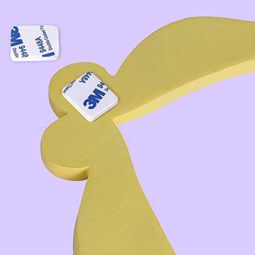 Opret Replica of the Peephole Frame Seen in Monica's Door, Yellow Door Frame with 5 Stickers, Friends Gift