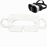 100 Pack VR Face Covers Pads compatibles con la mayoría de los auriculares VR Es una cubierta de almohadillas para ojos vr de tela no tejida para ver VR. Compatible con Gear VR, VR BOX, PlayStation VR, HTC Vive, HoloLens, Microsoft MR Headset, etc. E...
