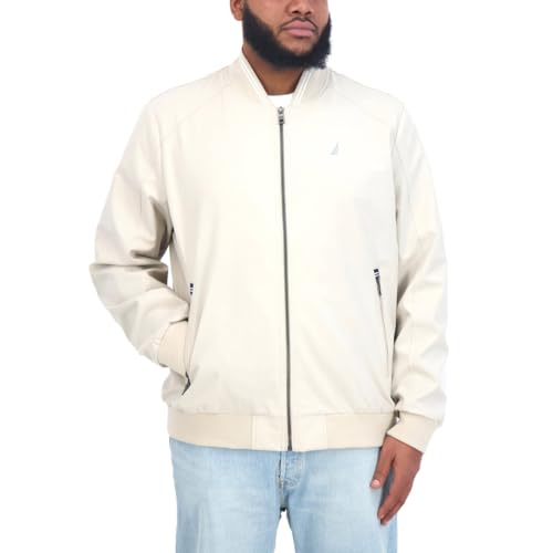 Image of Nautica Men's Lightweight Bomber Jacket - Wind & Water-Resistant, Regular, Big & Tall Sizes