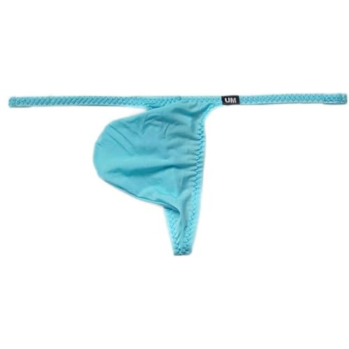 COMLIFE Men's Sexy Big Pouch Briefs Playful Semi-transparent Ice Silk Underwear2