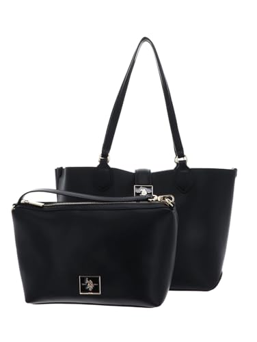 U.S. POLO ASSN. sac à épaule Margaret noir format shopping
