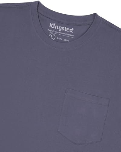 Image of Kingsted Pocket T-Shirts for Men - Super Soft & Comfy 100% Cotton Shirts