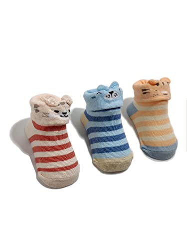 Image of FOOTPRINTS New Born Baby Anti-skid Booties Socks | 0-6 Months