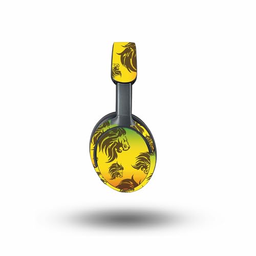 Image of MightySkins Skin Compatible with Bose QuietComfort Ultra - Rasta Lion | Protective, Durable, and Unique Vinyl Decal wrap Cover | Easy to Apply, Remove, and Change Styles