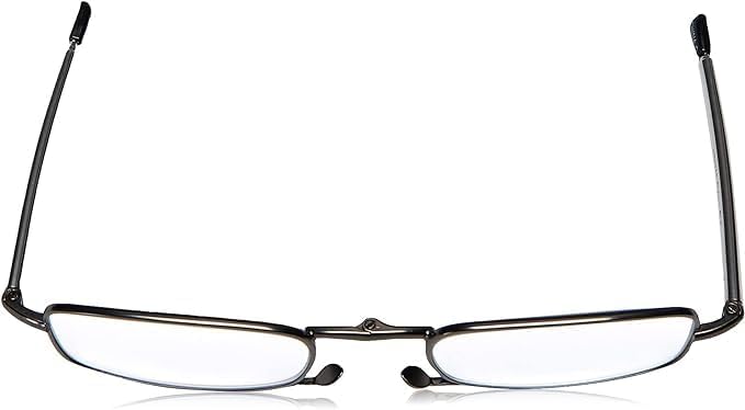 Foster Grant MicroVision Optical Compact Folding Reading Glasses Gideon +1.75 Strength with Microfabric Soft Case