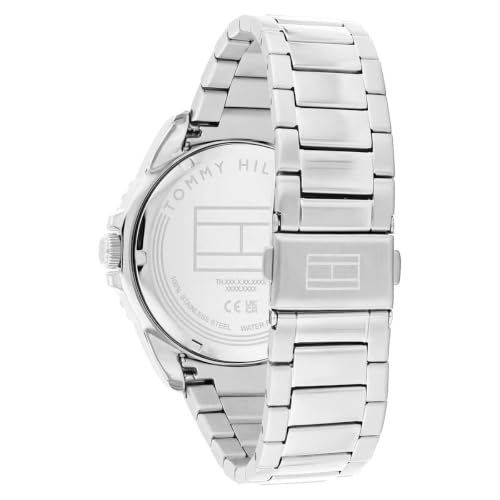 Image of Tommy Hilfiger Oceanic Quartz Analog with Blue Dial Silver Stainless Steel Strap Watch for Men - TH1792202