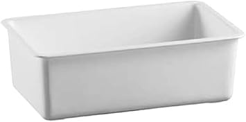 Vaschetta Alimentare Giganplast - 30x20x10 Cm, 4 Litri, Polietilene Bianco, Made In Italy - Foto 5