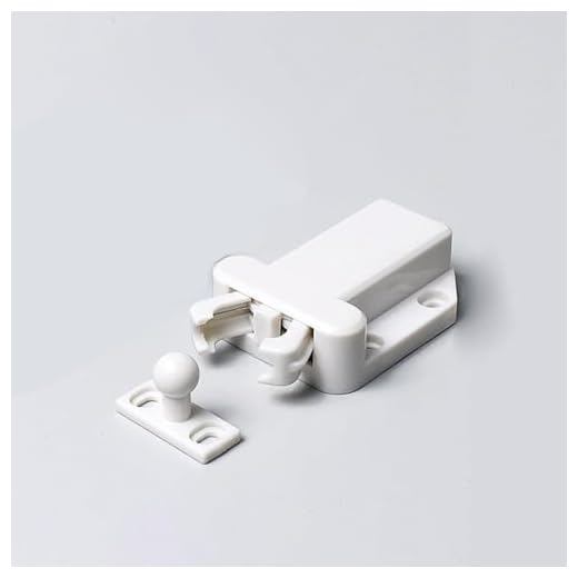 Cabinet Catches Cabinet Pulls Catches Invisible Press Furniture Hardware Door Bouncer Panel Opener(White)