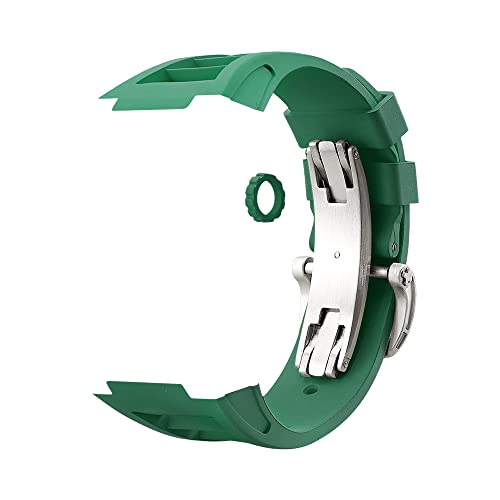 Bracelet de rechange en fluoroélastomère INFRI pour Apple Watch 44mm 45mm