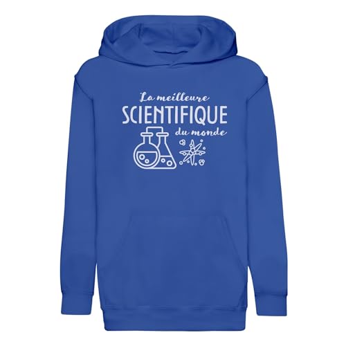 Sweat à capuche enfant cadeau original anniversaire future scientifique