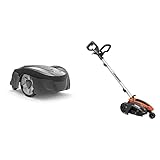Husqvarna Automower® 115H (1st Generation) Connect Robotic Lawn Mower & Worx WG896 12 Amp 7.5" Electric Lawn Edger & Trencher