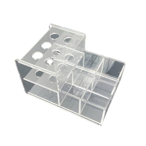 Soporte de resina acrílica para suministros, ahorro de espacio para clínicas, kits de tienda, moldes de resina