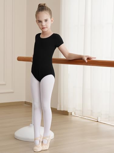 Image of WEGETIT Ballet Leotards for Girls Toddler Dance Leotard with Skirt Kids Gymnastics Outfits Ballet Dance Tutu Dress