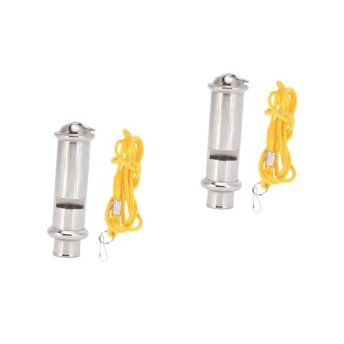 Silbatos de emergencia de acero inoxidable 6 pcs para entrenamiento de aves miniatura 7