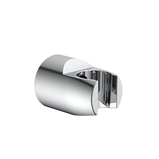 EISL DXZ-04 Brause-Wandhalter, Halterung für Duschkopf, Kunststoff verchromte Duschbrause Halterung, Chrom