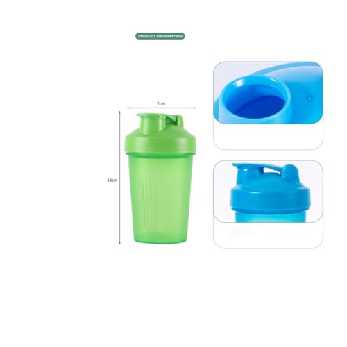 Shaker Bottle Blender Classic Loop Top & Whisk Ball,Secure Screw-On Lid, Stay Open Flip Cap,Leak Proof,BPA Free,18-Ounce (18 Oz/Measurements 12 Oz, White Cover/White Body)