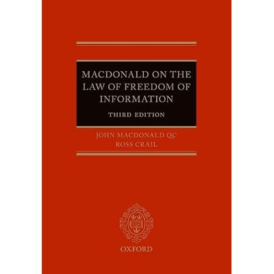 Macdonald on the Law of Freedom of Information