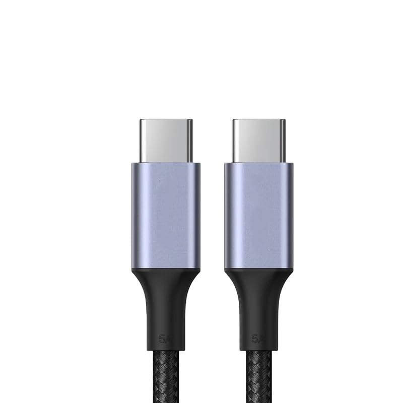 Cable USB C a USB C PD100W cable de carga*/ing (1,5 m, 100 W gris Striaght)