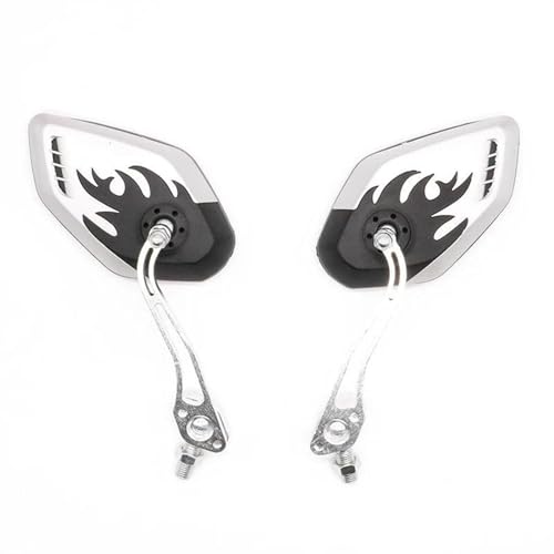 Espejo retrovisor de aluminio anticorrosión de 10mm para evitar vibraciones en scooter