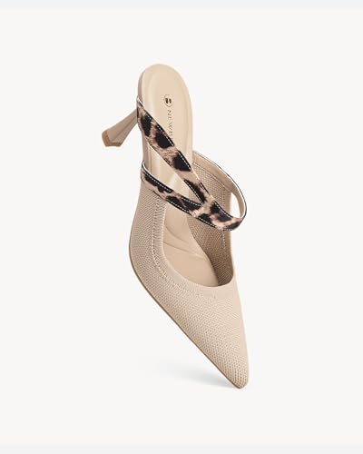 Image of NEWBELLA Women's Pointed Toe Heeled Mules