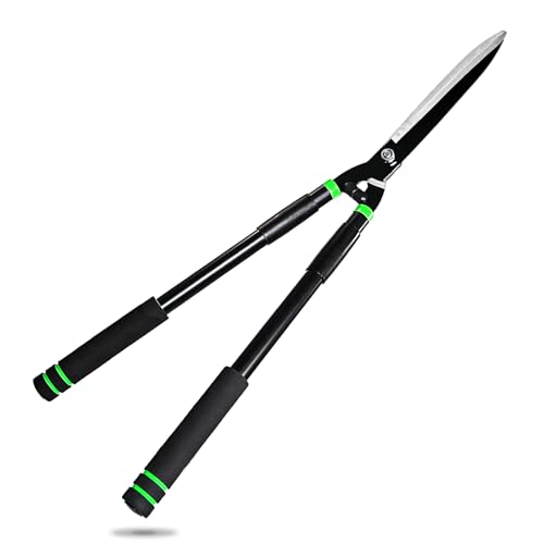 Hedge Shears 29.5" Manual Hedge Clippers with 15° Angle Precision