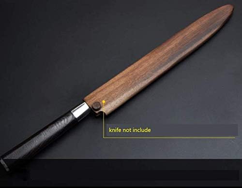 Wooden Saya Cover Blade Protector for sushi sashimi knife Sheath 210mm 240mm 270mm 300mm (210mm)