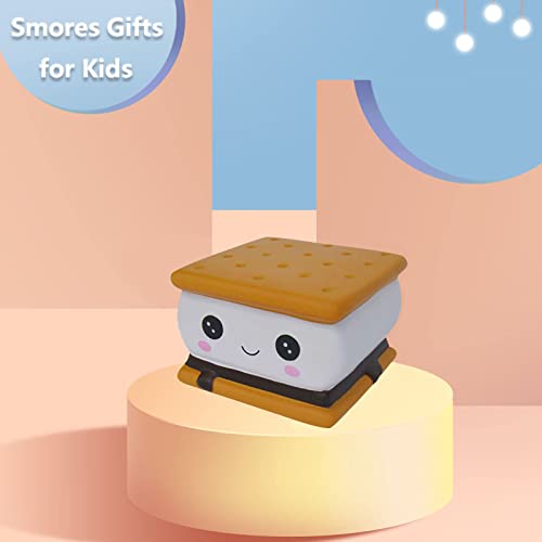 Asmfuoy Smore Slow Rising Squishies Toy For Kids Birthday Gift,Cute Sandwich Cookie Stress Relief Simulation Lovely Squishys Squishi Squeeze Toys #TOP1