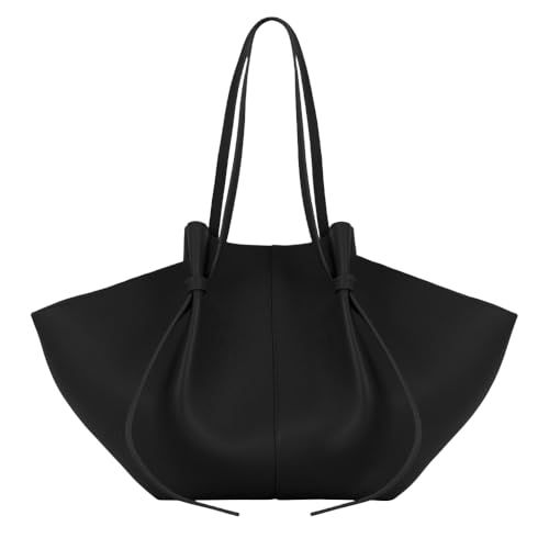 Bolso de cuero para mujer, tipo Hobo, gran capacidad