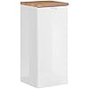 Tiger Pocket onderkast 100cm hoogglans wit met mat witte grepen