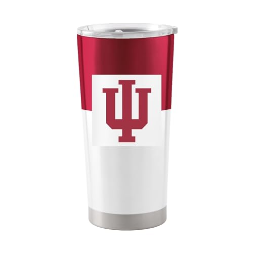 Image of Logo Brands 20 oz Powder Coat Tumbler- Insulated Tumbler with Lid for Water, Iced Tea or Coffee, Smoothie and More