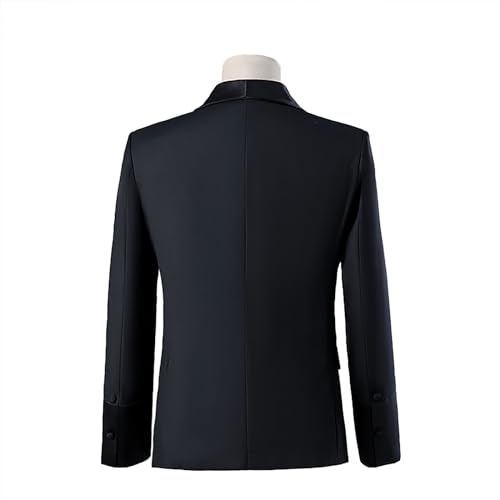 GATMSTZ 2 Pieces Men’s Suits Regular Fit Jacket Pants Set Wedding Party Homecoming4