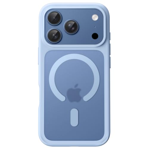 Image of JETech Magnetic Matte Cover Case for iPhone New Pro Max, Light Blue