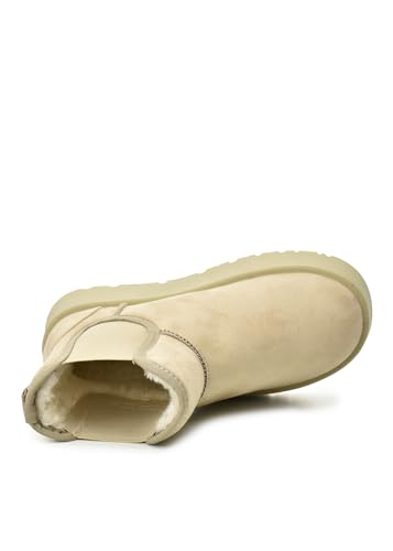 CLOUDAIR Women's High Ankle Winter Bootie with plush faux Fur, flexible slip-on design that's both Stylish & Durable, Trendy women's Winter Footwear4