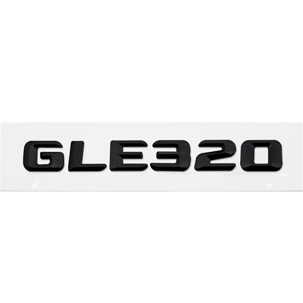 YTQMoreBNZ YYDStes Car Rear Trunk Sticker Tail Number Emblem Compatible With Mercedes Benz GLE43 GLE63 GLE300 GLE320 GLE350 GLE400 GLE450 GLE500 GLE550