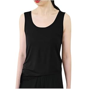 Anhatuiv Damen Tank Top Sommer A01-schwarz