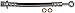 Dorman H620747 Brake Hydraulic Hose Compatible with Select Honda Models