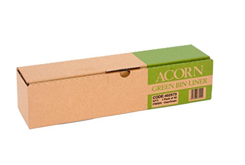 Poubelle transparente Acorn 402573 vert imprimé pour simplifier le tri au bureau