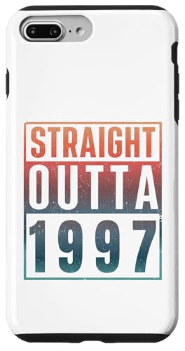 Straight Outta 1997 Birth Of Birthday Classic 1997 Vintage �X�}�z�P�[�X iPhone 7 Plus/8 Plus �p