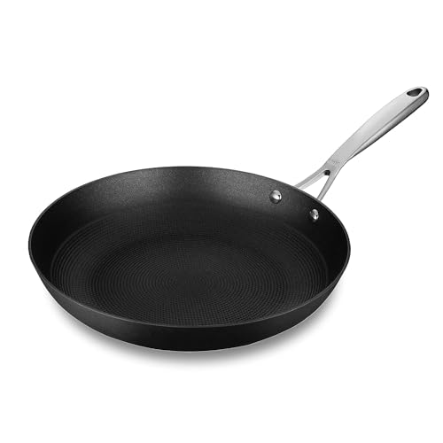 Stahl Blacksmith Hybrid Enamelled Cast Iron Frying Pan, 0.8 L, 20 cm, Rust Proof Fry Pan, Cast Iron Egg Pan, Induction & Gas Stove Compatible