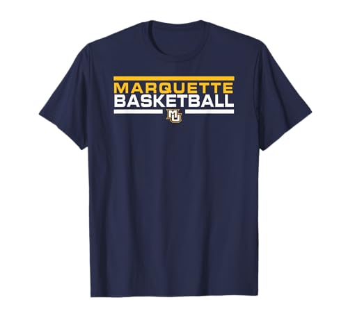 Marquette Golden Eagles Basketball Varsity Navy T-Shirt