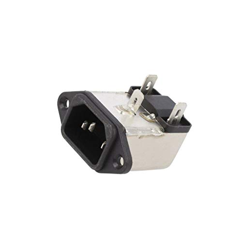 Connecteur alimentation AC socle male 3A 250VAC RIX0342H IEC 603burgh EMC embase