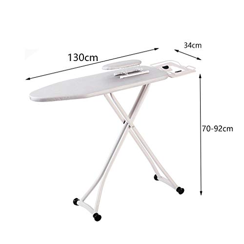 Tabla de Planchar para Dormitorio, Mesa de Planchar Duradera Reforzada, Centro de lavandería de Hotel, guardarropa, Silla, Accesorios de Hierro, área Grande - imagen 2