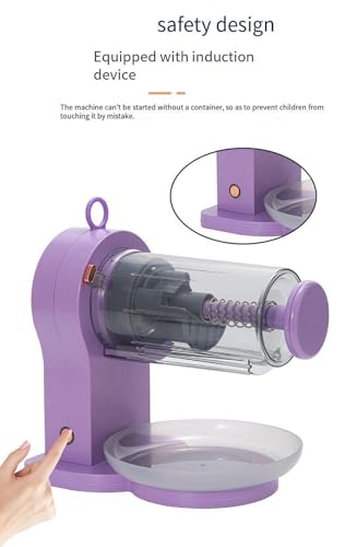 Hanzete Shaved Ice Maker Slushie Machine Snow Cone Machine Ice Crusher Electric Ice Shaver with Ice Tray for Smoothies Slushy Snow Cone and More - Image 3