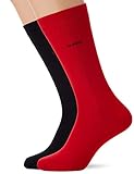 Das Set besteht aus zwei Paar vielseitig kombinierbaren, mittelhohen Herren-Socken mit kontrastfarbenem HUGO Logo