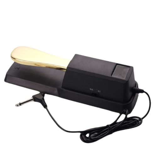 Doueh ユニバーサルピアノサステインダンパーペダル電子ピアノキーボードフットペダル楽器の楽器アクセサリー