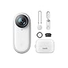 Insta360 GO 2 – Kleine Action-Kamera, wiegt 27 g, wasserdicht, Stabilisierung, POV-Aufnahme, 1/2,3 Zoll Sensor, mit Ladetasche und tragbarem Kamera-Zubehör für Reisen, Sport, Vlog