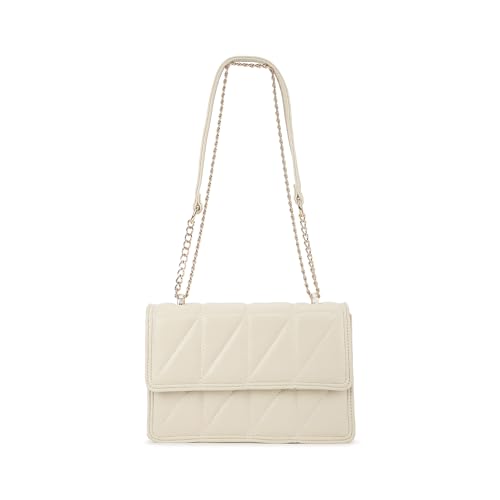 Image of Fastrack Puff Sling with Detachable Pouch | Faux-Leather Women's Handbags | Sling for Casual Carry
