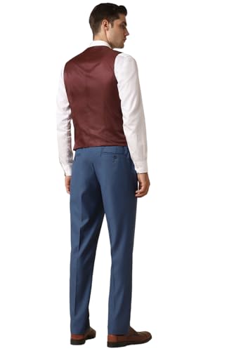 Image of Allen Solly Men's Polyester Blend Three Piece Business Suit Pants Set
