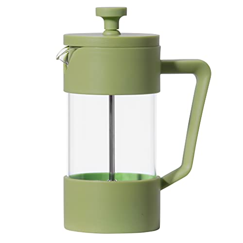image for Oggi French Press Coffee Maker (12oz)- Borosilicate Glass, Coffee Pres